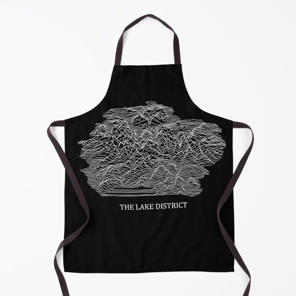 Item preview, Joy plot - Lake District (black) designed and sold by helenmakesmaps.