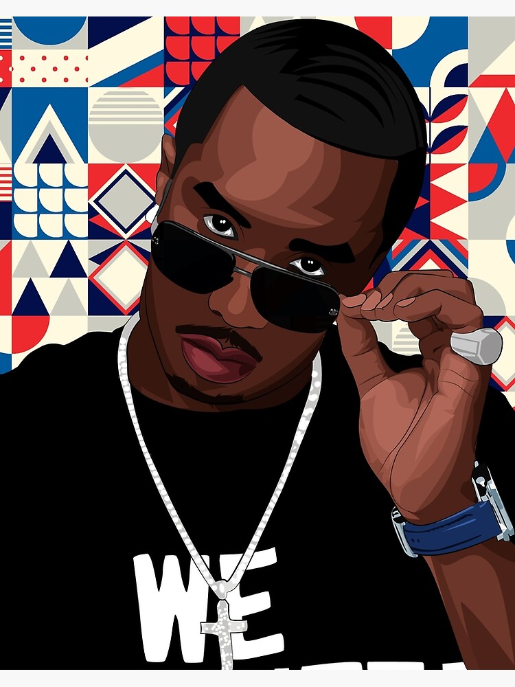 "P DIDDY" Art Board Print for Sale by khenzie07 Redbubble