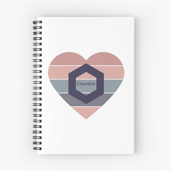 Item preview, Love Chainlink LINK Crypto Sunset Dark designed and sold by Bitcoin-Fashion.