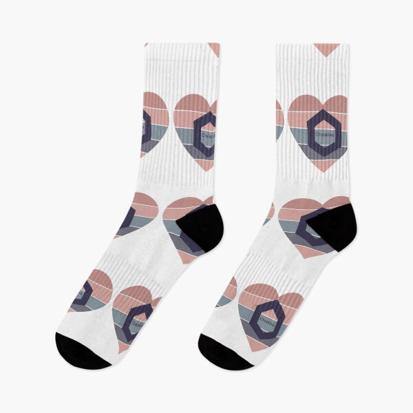 Item preview, Love Chainlink LINK Crypto Sunset Dark designed and sold by Bitcoin-Fashion.