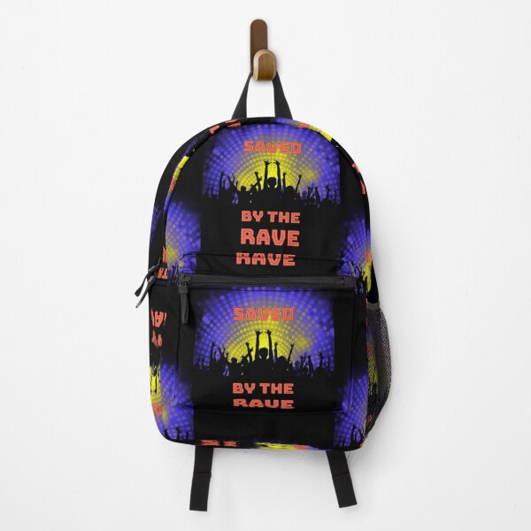 Item preview, Saved By The Rave - Party 2021 - Reach For The Lights - Yellow Red Blue Black designed and sold by NoMatterLab.