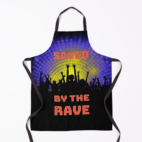 Item preview, Saved By The Rave - Party 2021 - Reach For The Lights - Yellow Red Blue Black designed and sold by NoMatterLab.