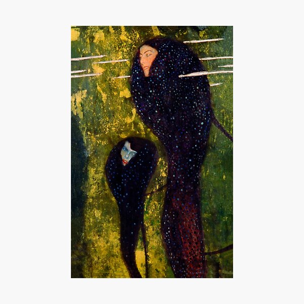 Item preview, Gustav Klimt "Nymphes d'eau - Poisson d'argent" designed and sold by Alexandra Dahl.
