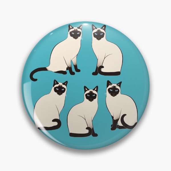 Item preview, Siamese Cats - sparse pattern designed and sold by nadyanadya.