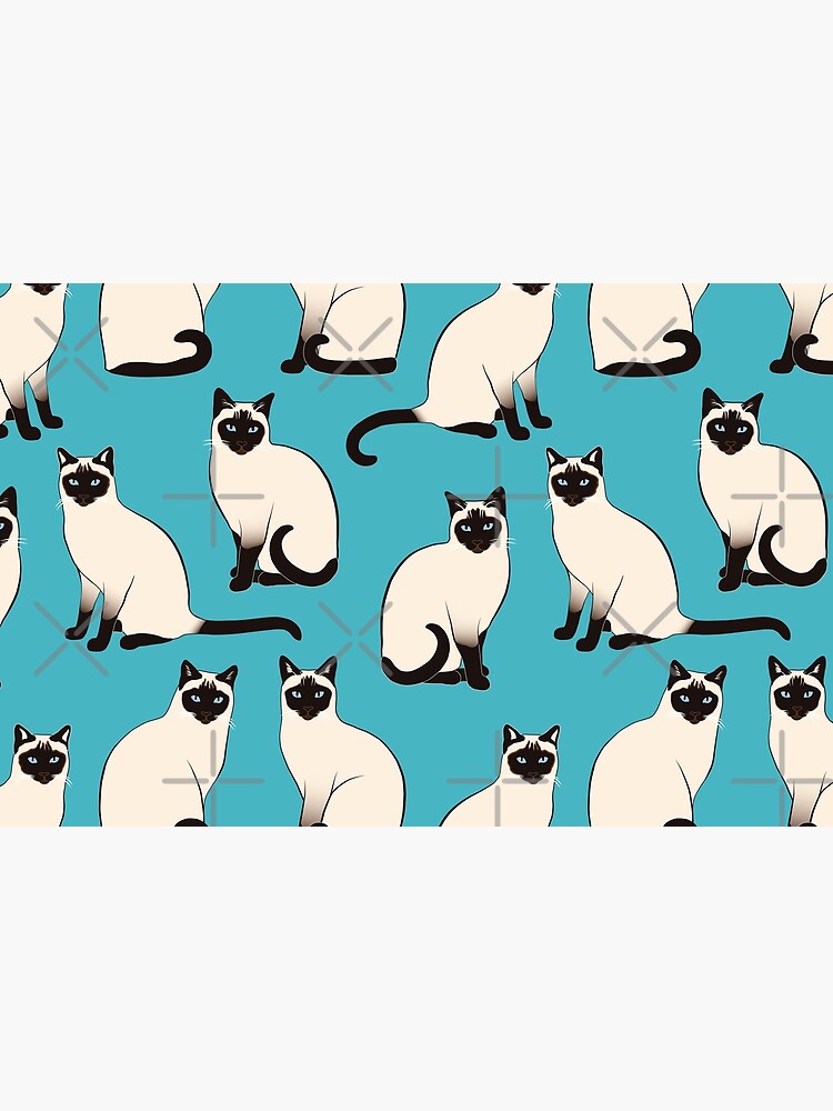 Siamese Cats - sparse pattern by nadyanadya