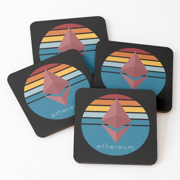 Item preview, Red Ethereum Grunge Crypto Sunset designed and sold by Bitcoin-Fashion.