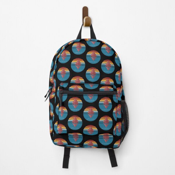 Item preview, Red Ethereum Grunge Crypto Sunset designed and sold by Bitcoin-Fashion.