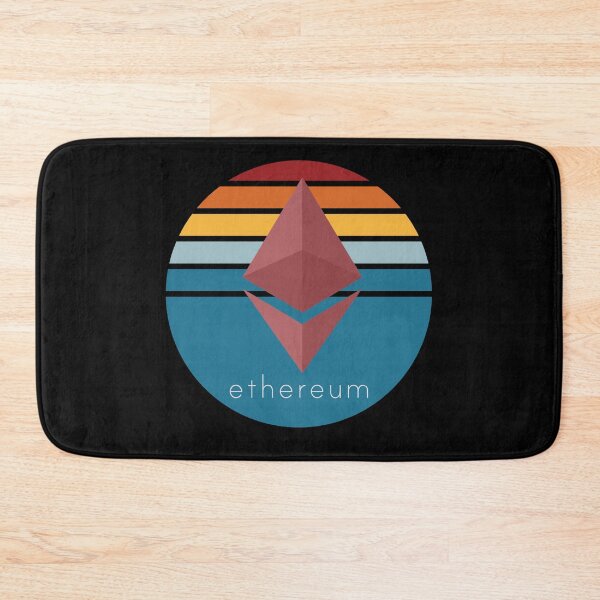 Artikelvorschau, Roter Ethereum-Grunge-Krypto-Sonnenuntergang entworfen und verkauft von Bitcoin-Fashion.