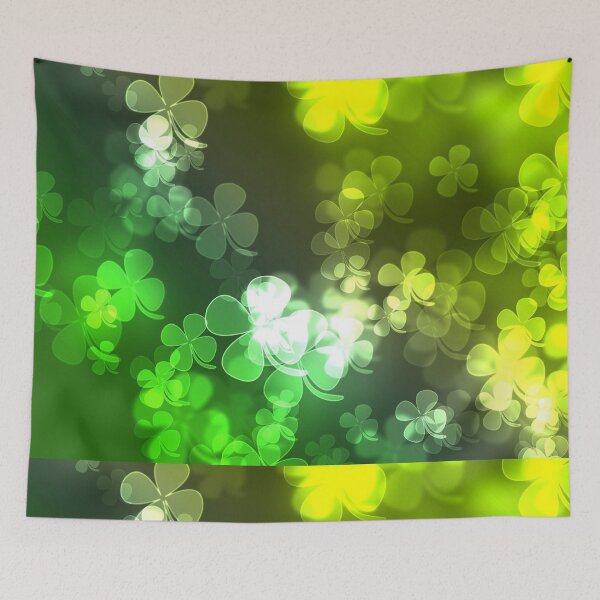 Item preview, luck clover leaves flying designed and sold by 42youbest.