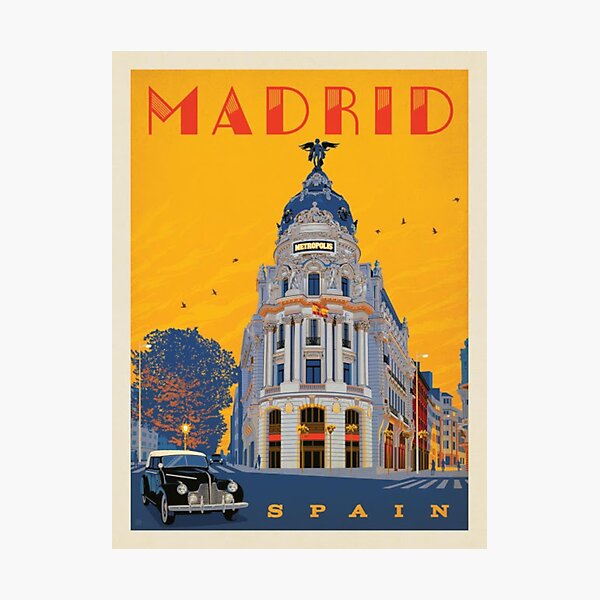 Madrid, España Lámina fotográfica