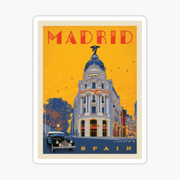 Madrid, Spanien Sticker