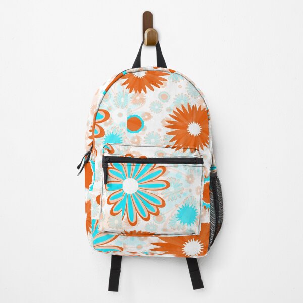 Item preview, Happy Blue-Orange Daisy Pattern designed and sold by ClaudiaFlores.