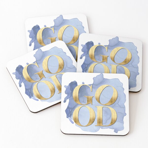 Item preview, GOOD gold+blue – Shortest Motivation Ever designed and sold by M-ohlala.