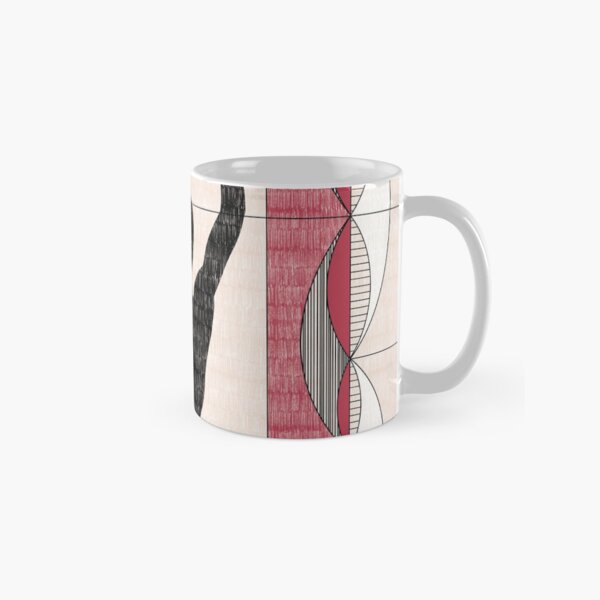 Item preview, Le Corbusier architecture illustration minimalist colored pencil Modulor designed and sold by etmeusmoi.
