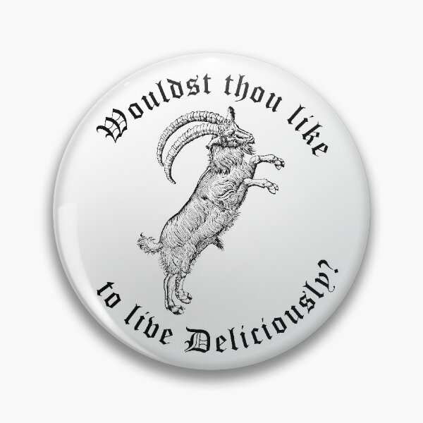 Item preview, Black Phillip: Wouldst Thou Like To Live Deliciously? (Shaded version) designed and sold by Suspiria96.
