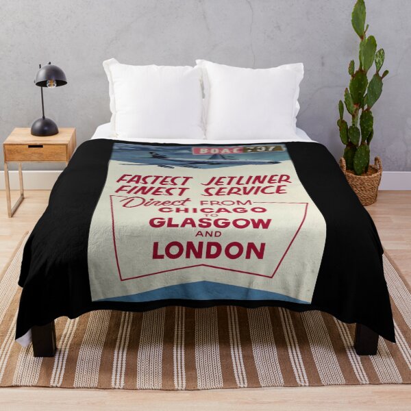 Item preview, retro classic Chicago Glasgow London poster designed and sold by CorasPosters.