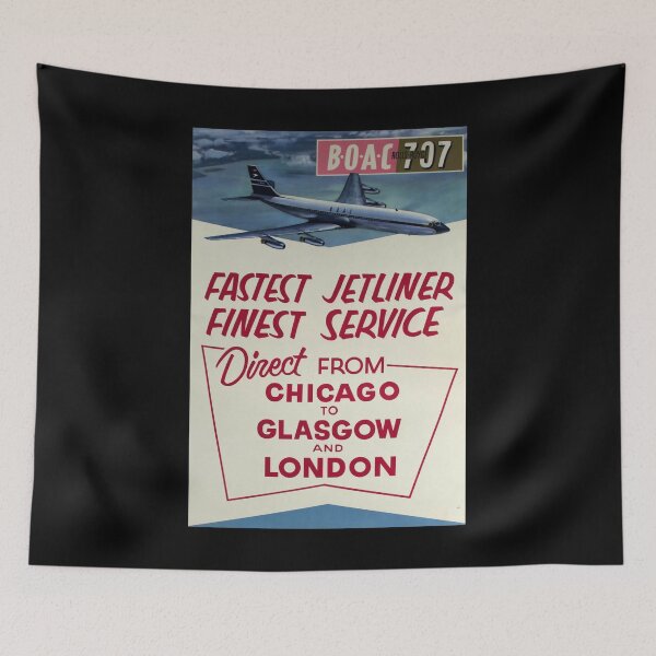Item preview, retro classic Chicago Glasgow London poster designed and sold by CorasPosters.