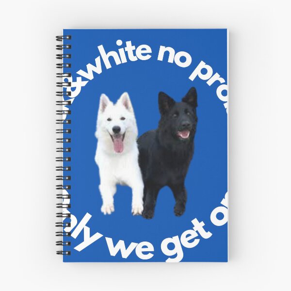 Item preview, black & white no problem,only we get on,dogs designed and sold by soliman1992.