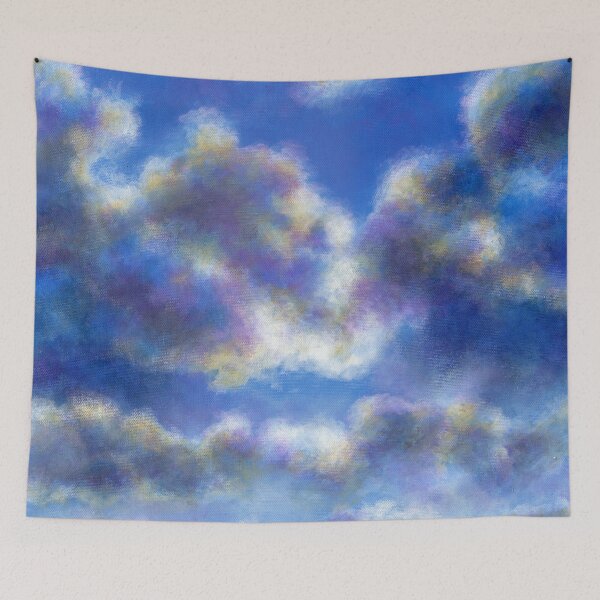 Item preview, Skyscape blue sky painting designed and sold by Marion Yeo.