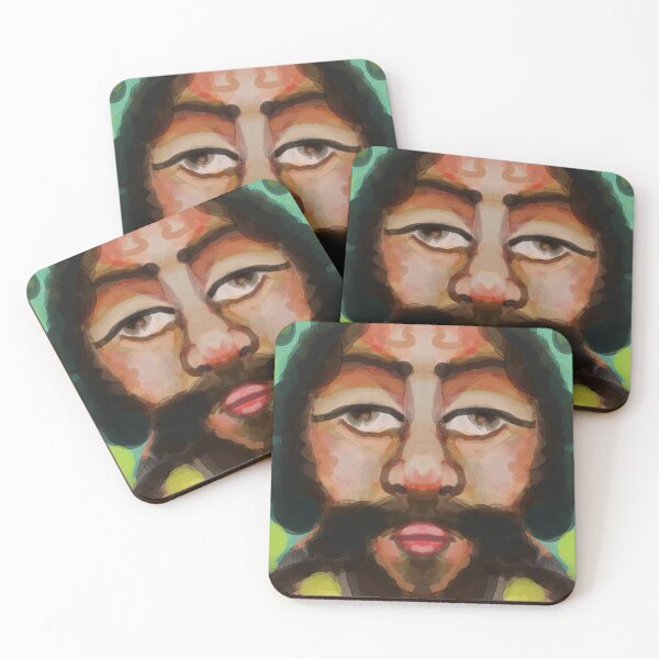 Item preview, Colorful hairstyle man face  designed and sold by jotcar.