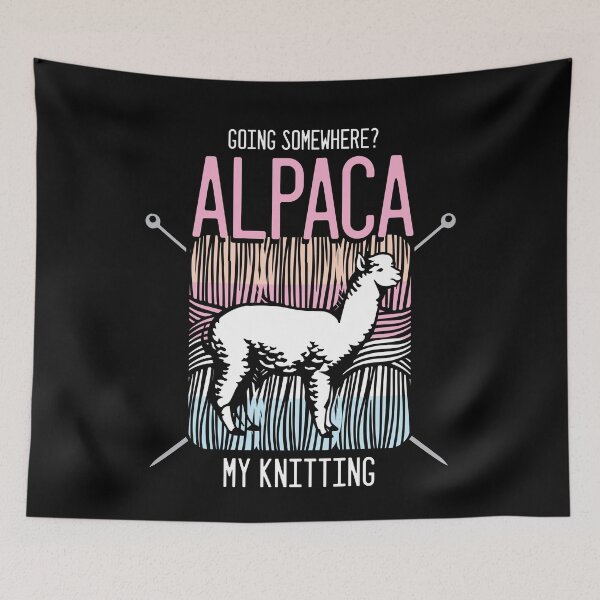Item preview, Going Somewhere Alpaca My Knitting designed and sold by Myshelter.
