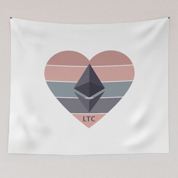 Item preview, Amor Ethereum Crypto Sunset Dark designed and sold by Bitcoin-Fashion.