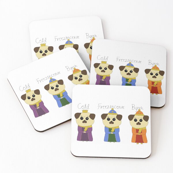 Item preview, The Three Cold Kings designed and sold by DeliliahDoodles.