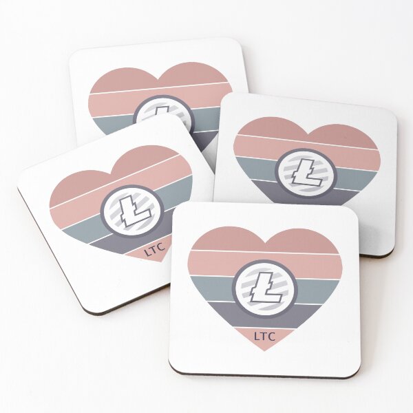 Item preview, Love Litecoin LTC Crypto Sunset Dark designed and sold by Bitcoin-Fashion.