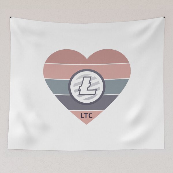 Item preview, Love Litecoin LTC Crypto Sunset Dark designed and sold by Bitcoin-Fashion.