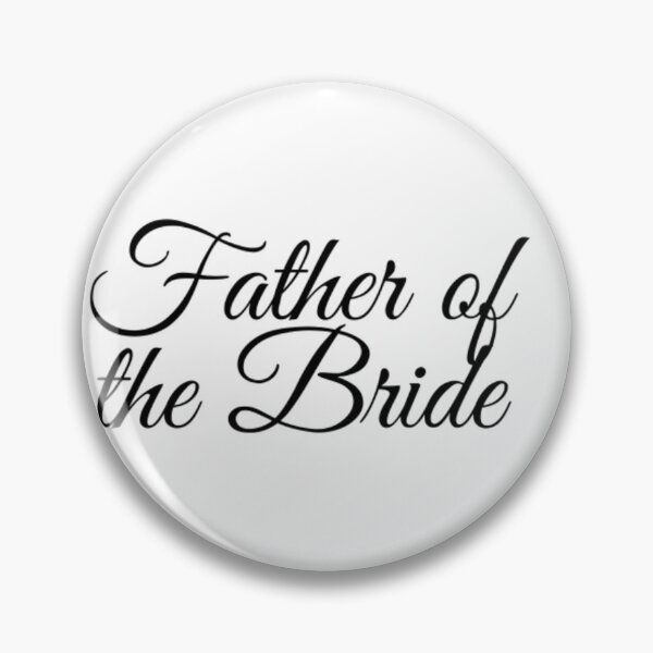 Item preview, Wedding Father of the Bride Black Letters designed and sold by edwardtiptonart.