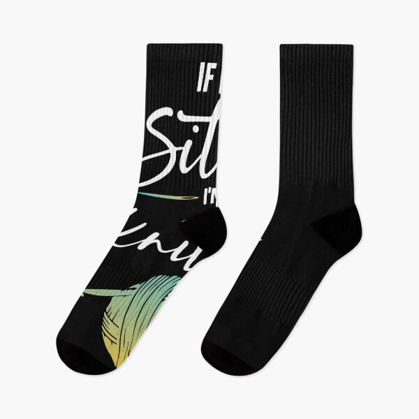 Item preview, If I'm Sittin I'm Knitting designed and sold by Myshelter.