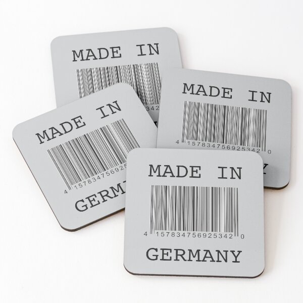 Item preview, Made in Germany Barcode. Cool gift idea for Germans designed and sold by Kipcio.