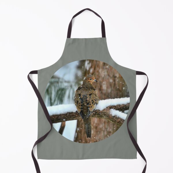 Item preview, Bird on Snowy Branch, Female Bird in Winter designed and sold by naturecdesigns.