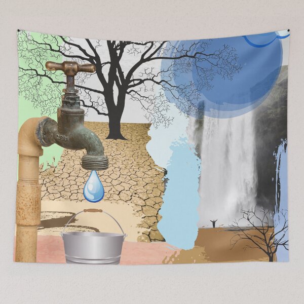 Item preview, wasting water designed and sold by Colorise.