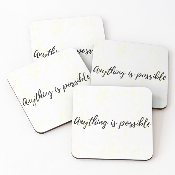 Item preview, Inspirational quote | Anything is possible  designed and sold by cattiktoks1718.