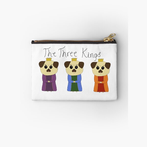 Item preview, The Three Pug Kings designed and sold by DeliliahDoodles.