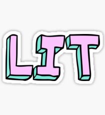 Lit Sticker