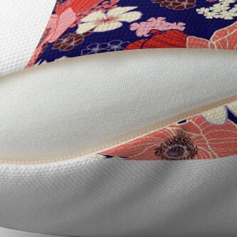 Alternate view of Wild Poppies pattern Floor Pillow
