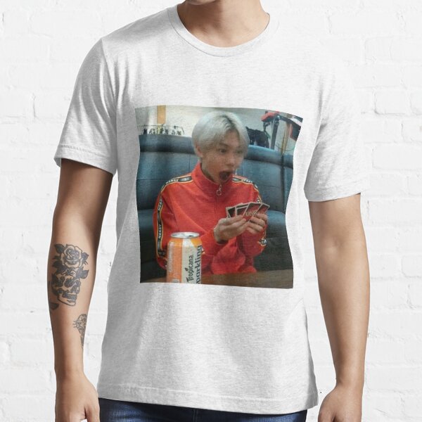 Chan com Felix jogando UNO meme (sem fundo) T-Shirt tees vintage