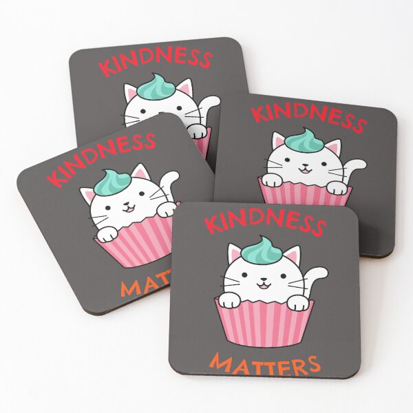 Item preview, Cat cupcake Kindess matters  designed and sold by TheRightHonMP.