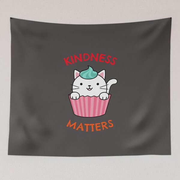 Item preview, Cat cupcake Kindess matters  designed and sold by TheRightHonMP.