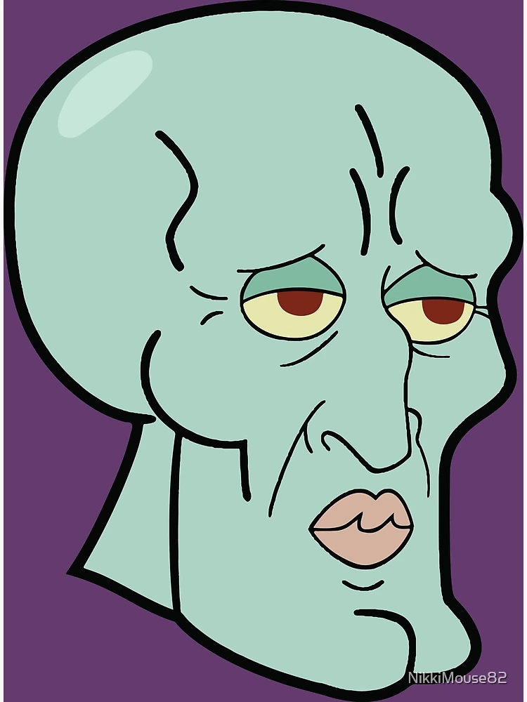 Handsome Squidward - Spongebob Photographic Print for Sale by