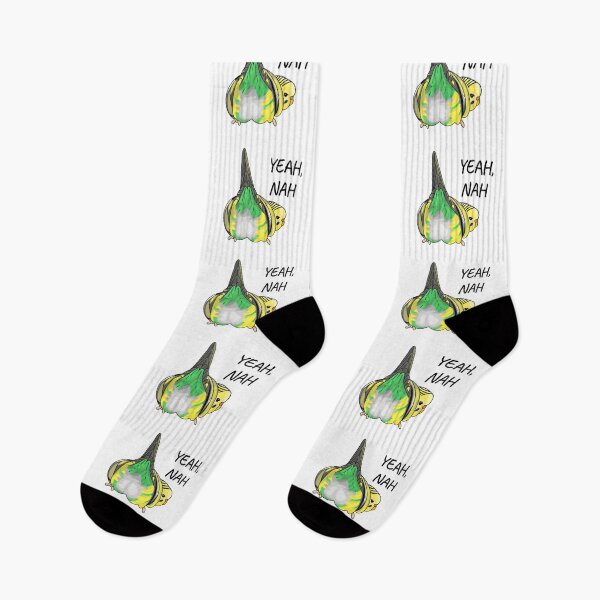 Item preview, Yeah Nah, Sassy Australian Budgie Butt, Funny Parakeet designed and sold by Koalaslifestyle.