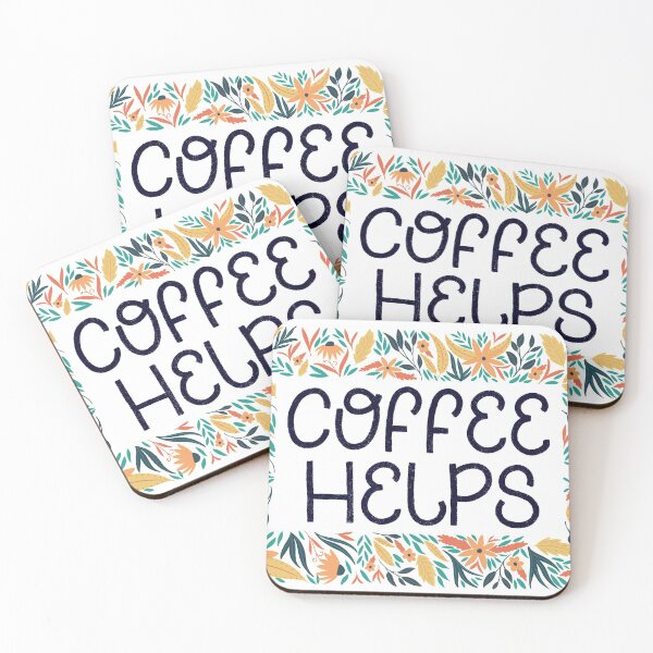 Item preview, Coffee Helps Sign designed and sold by ChloesNook.