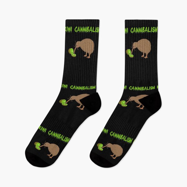 Item preview, Kiwi Cannibalism, Cute New Zealand Kiwi Bird Eating Kiwi Fruit designed and sold by Koalaslifestyle.