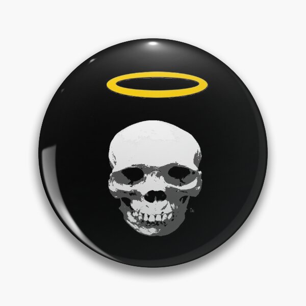 Item preview, skull with halo designed and sold by brandon lynch.