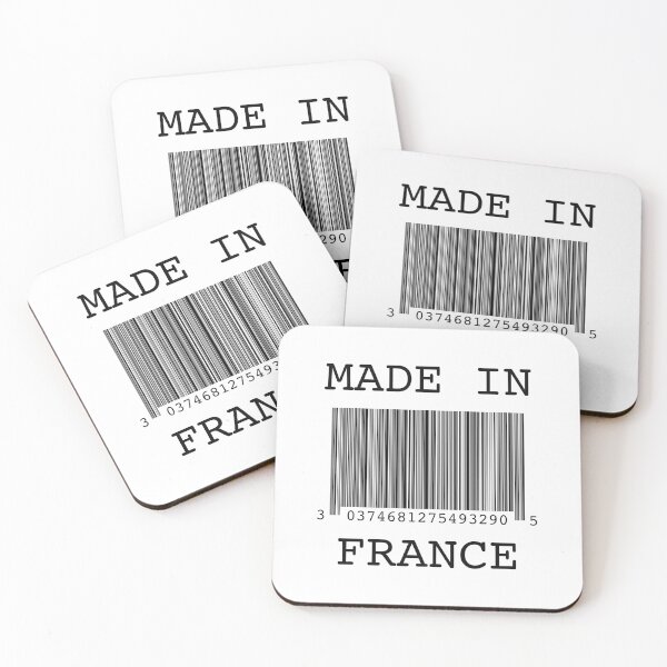 Item preview, Made in France Barcode. Funny, cool gift idea for French designed and sold by Kipcio.