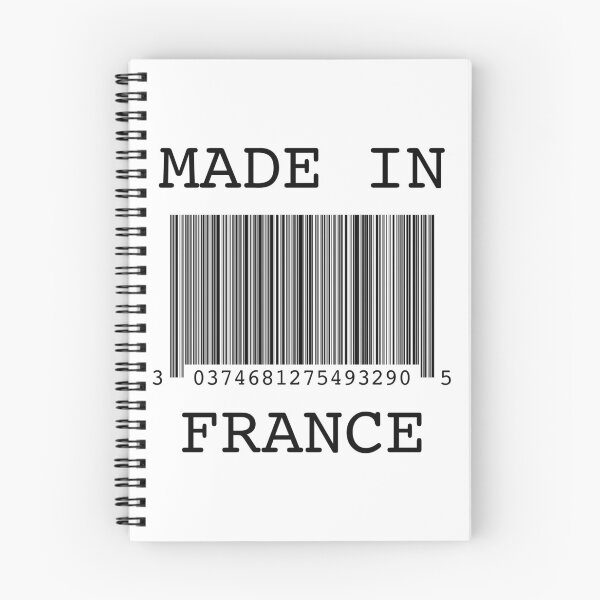 Item preview, Made in France Barcode. Funny, cool gift idea for French designed and sold by Kipcio.