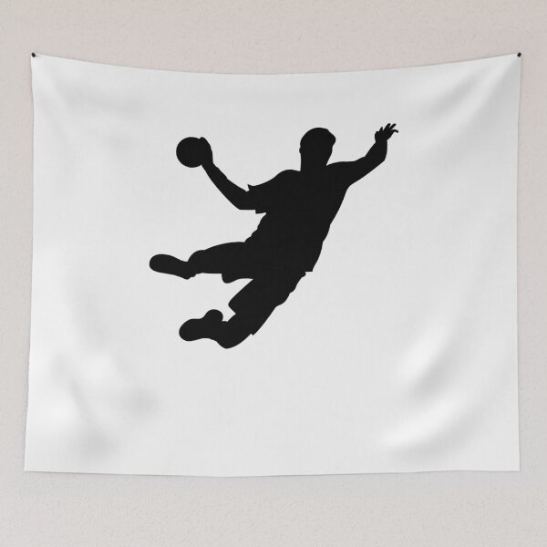 Item preview, Handball player silhouette designed and sold by Dsigns.