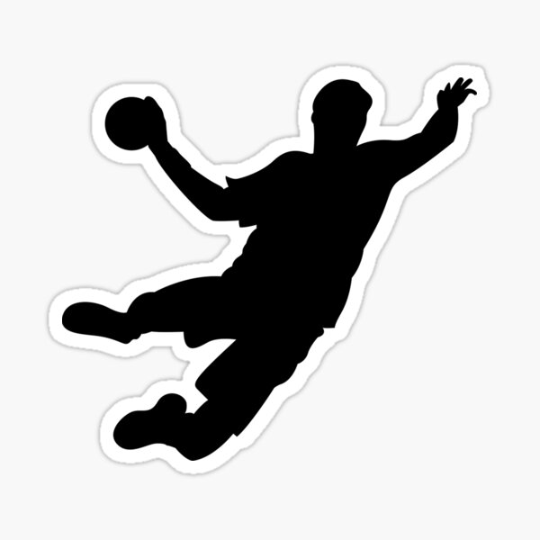 Item preview, Handball player silhouette designed and sold by Dsigns.